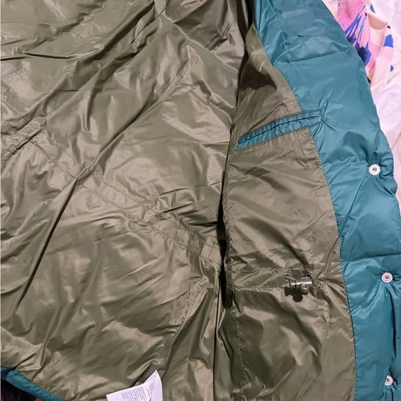 J. Crew Deep Green Puffer Jacket - Picture 2 of 3